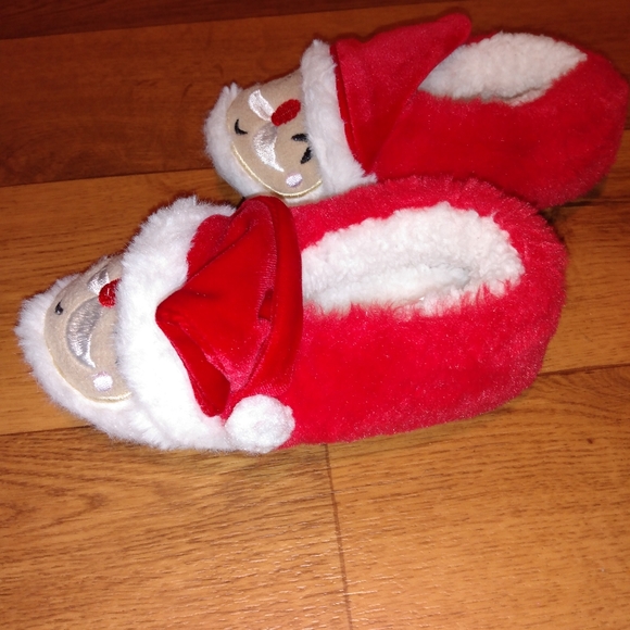 NWOT TODDLER CHRISTMAS SLIPPERS - Picture 3 of 6